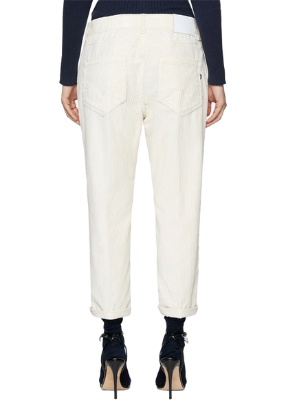 Dondup - Pantaloni Koons loose in velluto