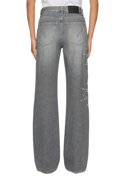 Dondup - Jeans Mabel wide leg in denim fisso