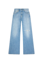 Dondup - Jeans Amber wide leg in denim fisso riciclato