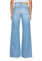 Dondup - Jeans Amber wide leg in denim fisso riciclato