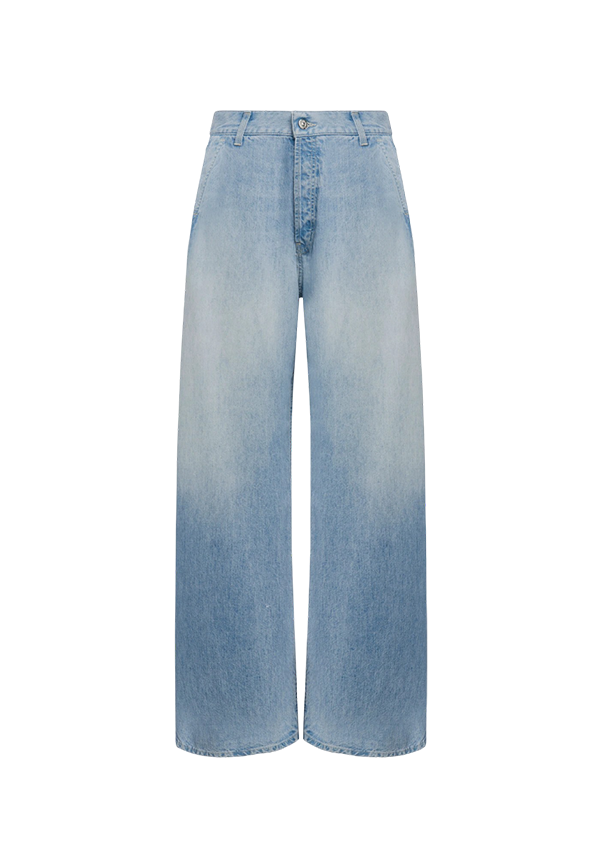 Dondup - Jeans Alek loose in denim fisso lyocell