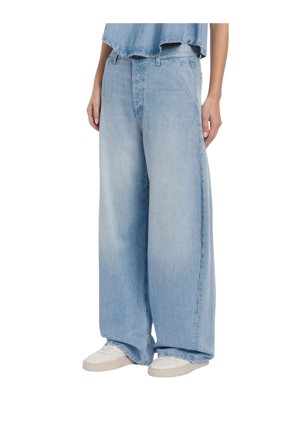 Dondup - Jeans Alek loose in denim fisso lyocell
