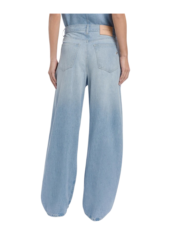 Dondup - Jeans Alek loose in denim fisso lyocell