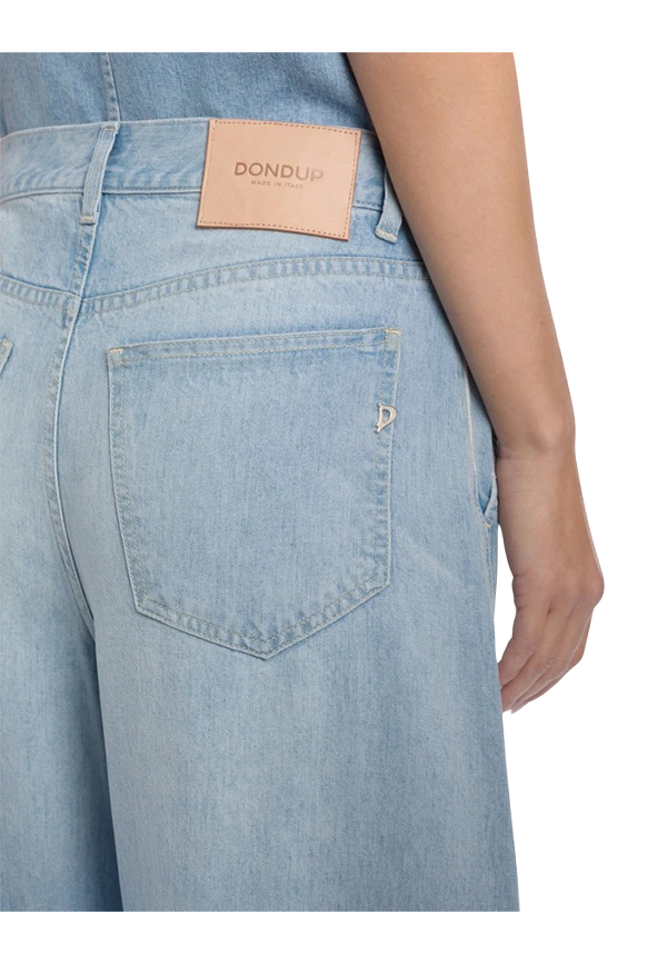 Dondup - Jeans Alek loose in denim fisso lyocell