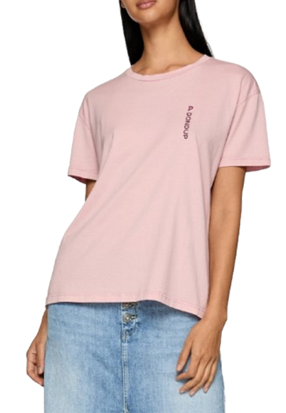 Dondup - T-shirt girocollo regular in jersey