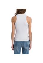 Dondup - Canotta girocollo slim in costina di cotone