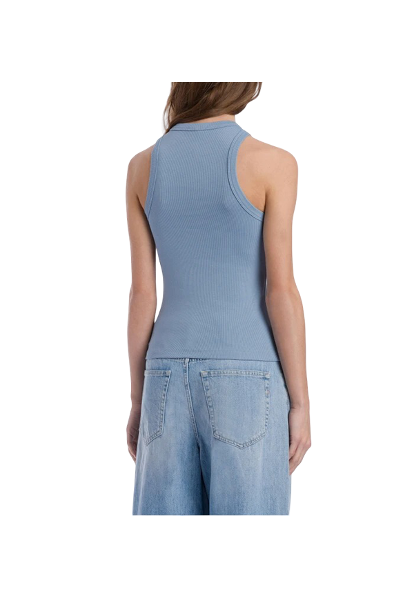Dondup - Canotta girocollo slim in costina di cotone