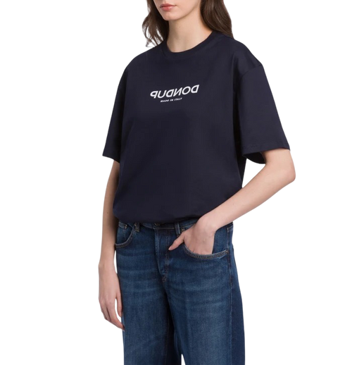 Dondup - T-shirt girocollo regular in jersey