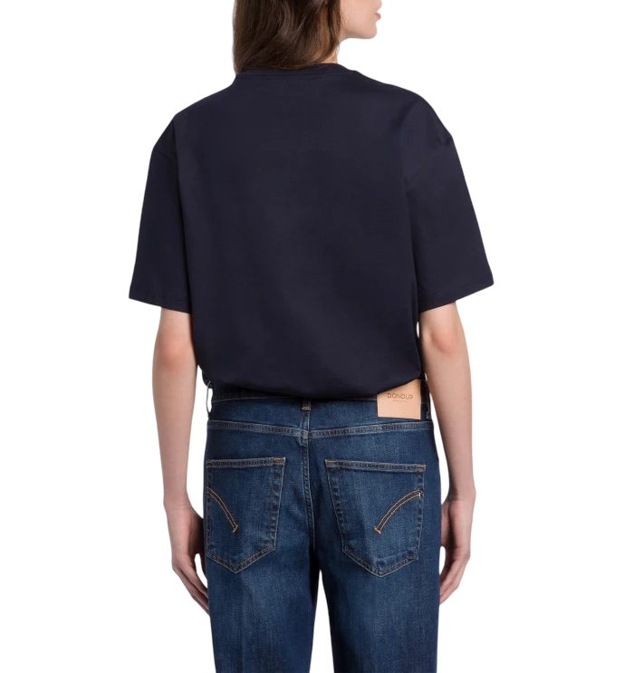 Dondup - T-shirt girocollo regular in jersey
