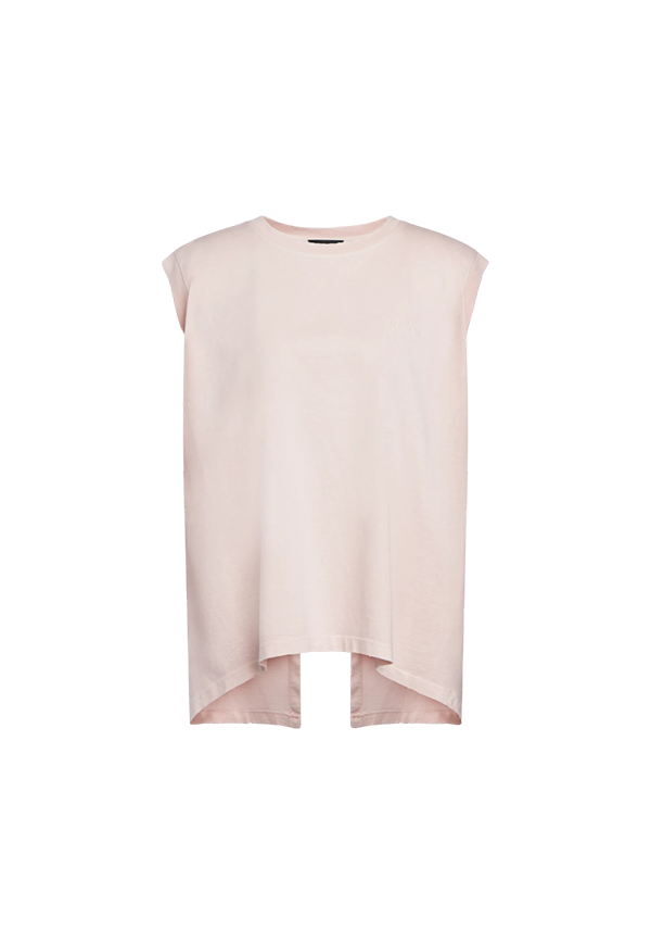 Dondup - T-shirt girocollo regular in jersone trattato