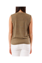 Kontatto - Top drappeggio lurex