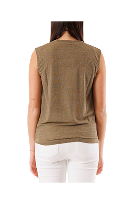 Kontatto - Top drappeggio lurex