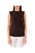Kontatto - Top drappeggio lurex