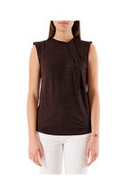 Kontatto - Top drappeggio lurex