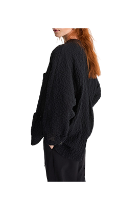 Biancalancia - Giacca/camicia in seersucker