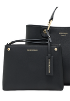 Emporio Armani - Shopper media MyEA stampa cervo