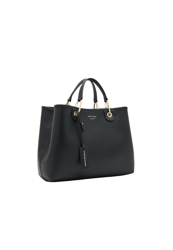 Emporio Armani - Shopper media MyEA stampa cervo