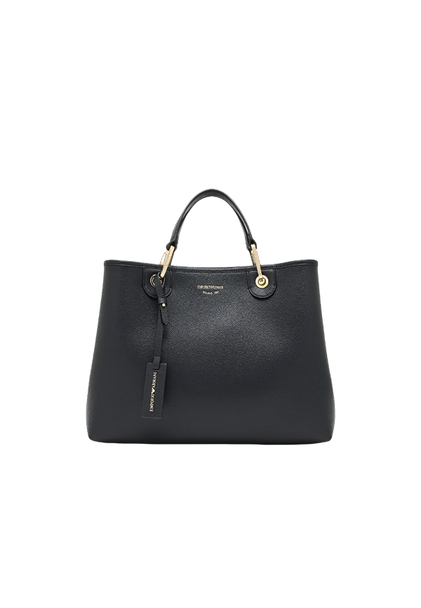 Emporio Armani - Shopper media MyEA stampa cervo