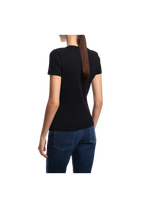 Emporio Armani - T-shirt slim fit in jersey stretch con maxi aquila pattern ASV
