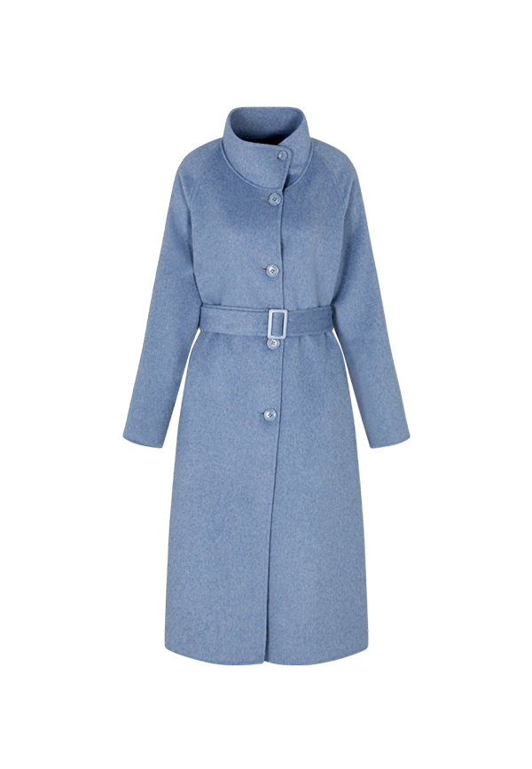 Emporio Armani - Cappotto a collo alto con cintura