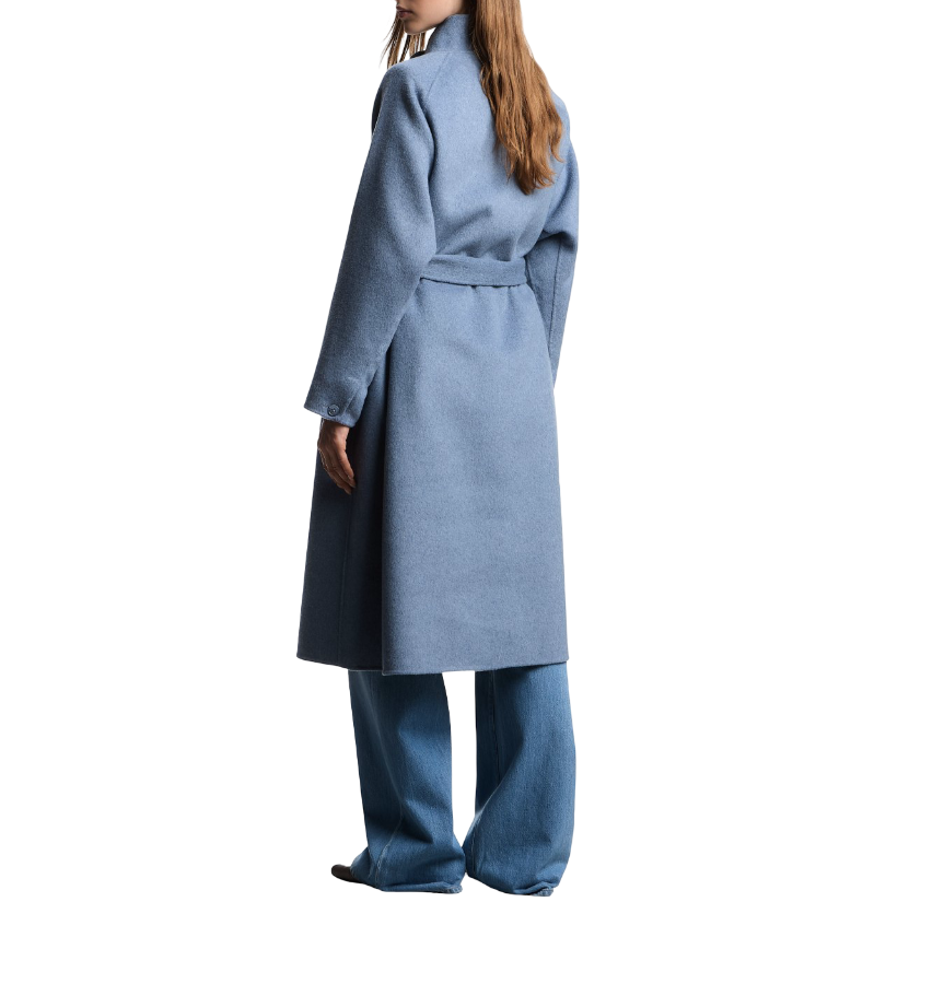 Emporio Armani - Cappotto a collo alto con cintura