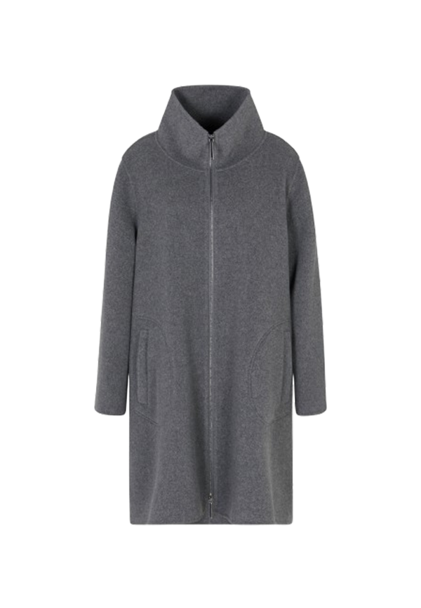Emporio Armani - Cappotto in panno di lana