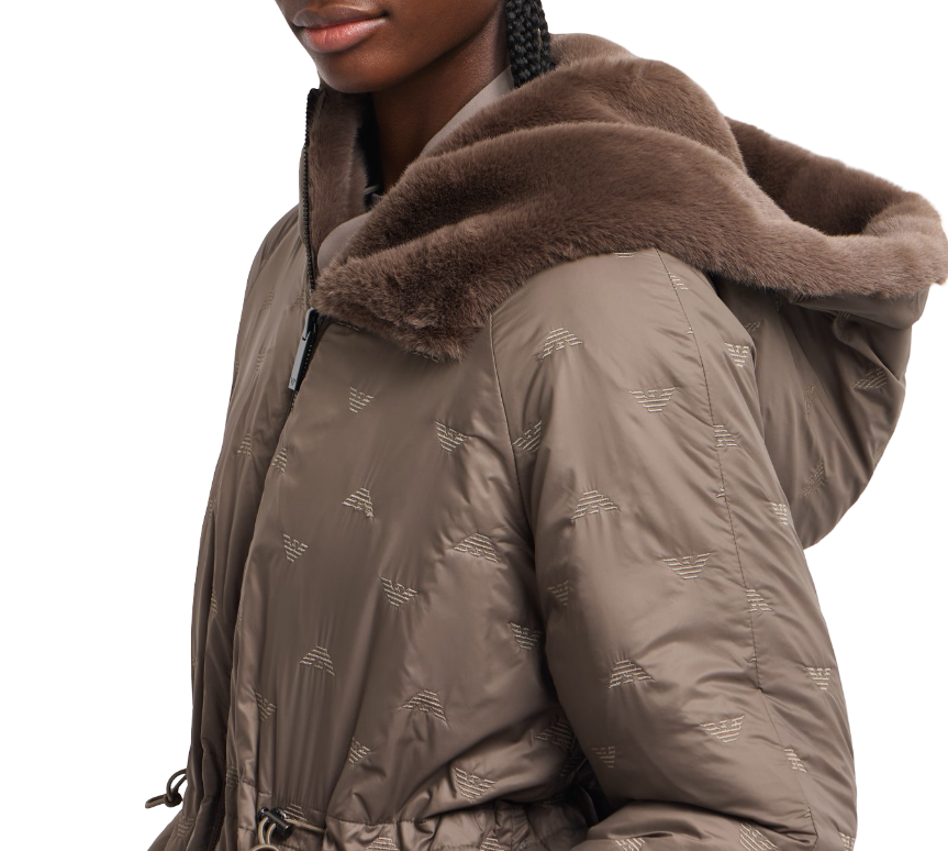 Emporio Armani - Blouson reversibile con cappuccio