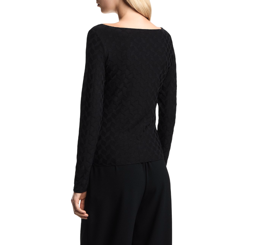 Emporio Armani - Maglia in jersey jacquard