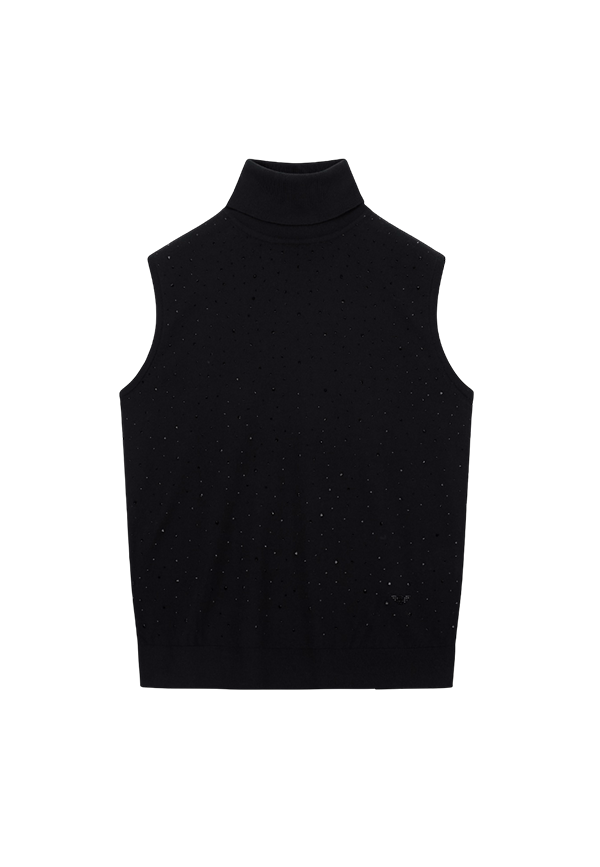 Emporio Armani - Top dolcevita in lana vergine