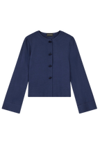 Emporio Armani - Camicia in tessuto fluido jacquard micro leopardato ASV