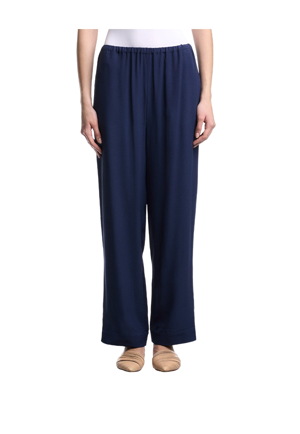 Emporio Armani - Micro leopard jacquard fluid fabric trousers ASV
