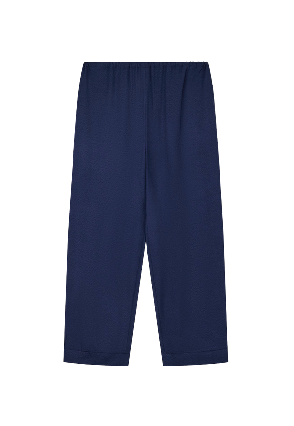 Emporio Armani - Micro leopard jacquard fluid fabric trousers ASV