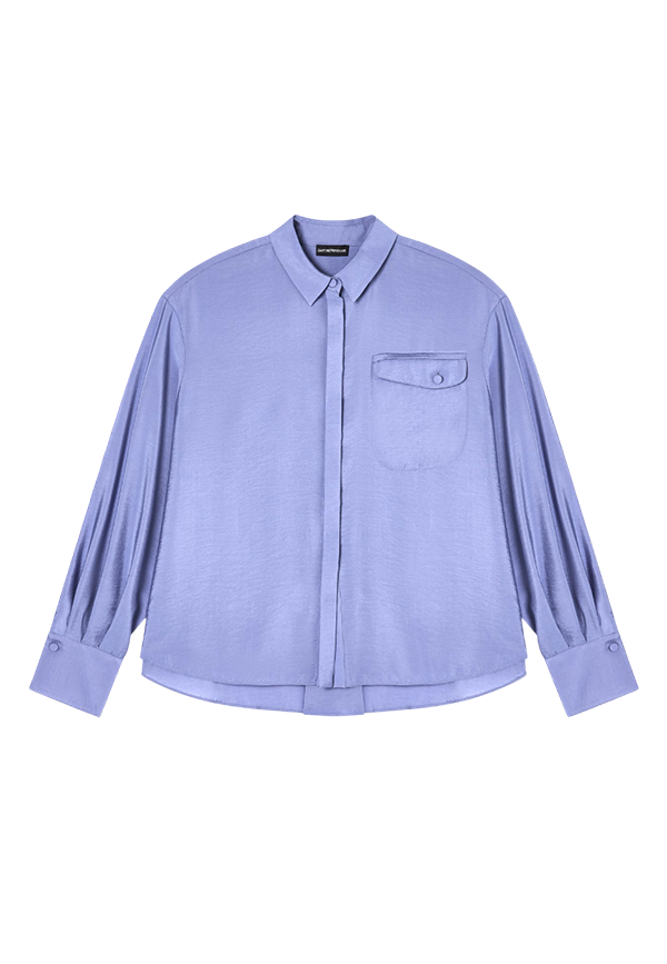 Emporio Armani - Camicia in tecno rayon