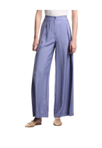 Emporio Armani - Pantaloni ampi in tecno rayon