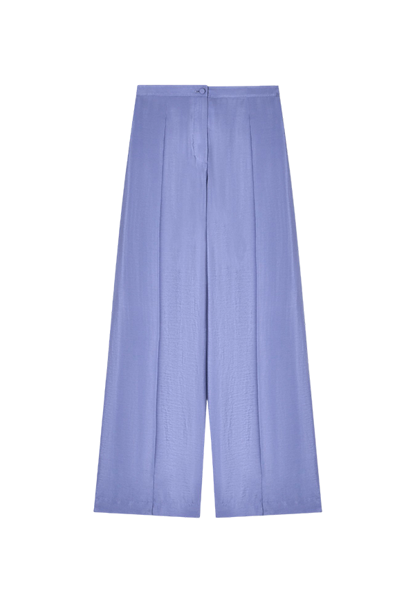 Emporio Armani - Wide-leg trousers in techno rayon