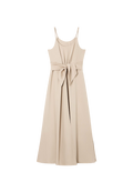 Emporio Armani - Abito in twill crepe con fusciacca