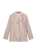 Emporio Armani - Giacca monopetto in creponne plissé sparkling