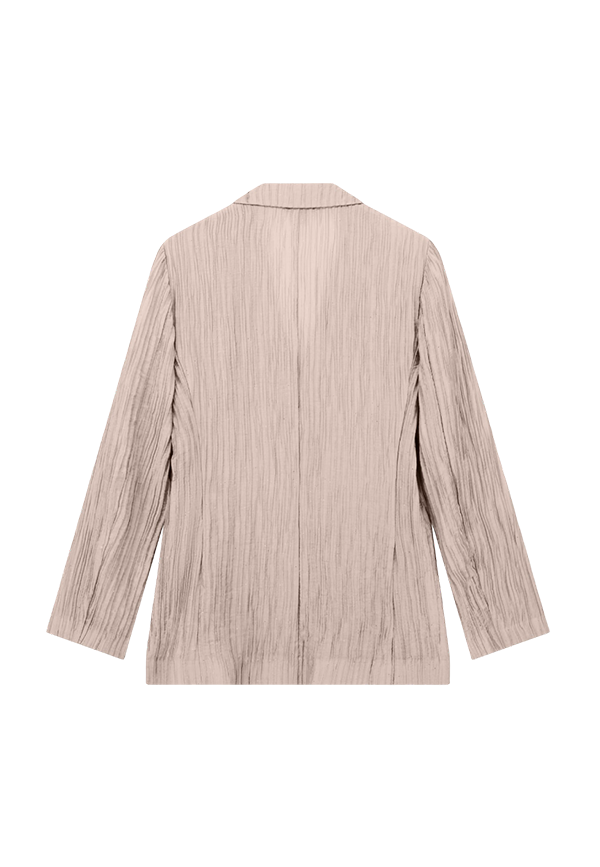 Emporio Armani - Giacca monopetto in creponne plissé sparkling