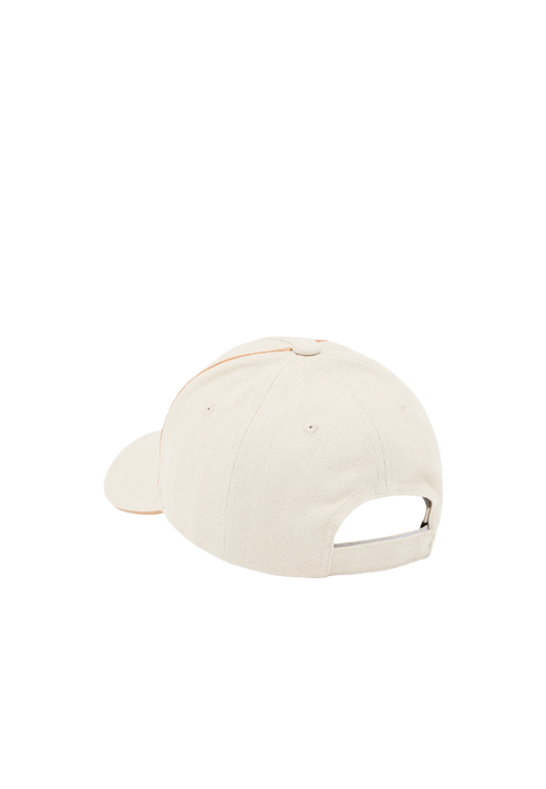 Emporio Armani - Cappello da baseball in canvas ricamo logo signature