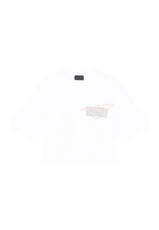 Emporio Armani - T-shirt cropped in jersey con stampa aquila ASV