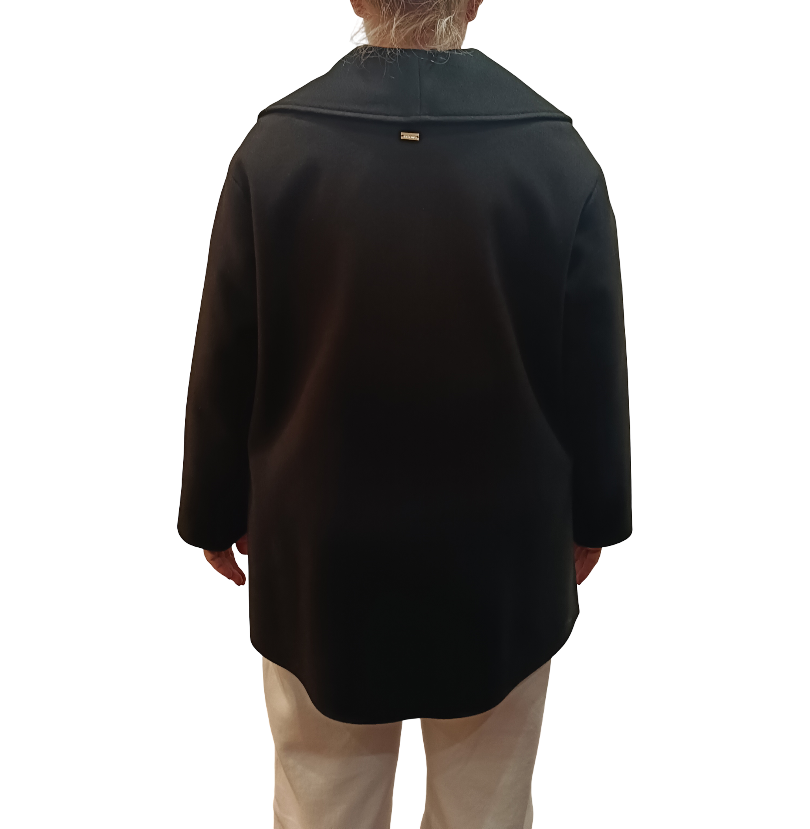 White Wise - Cappotto corto over in mistolana