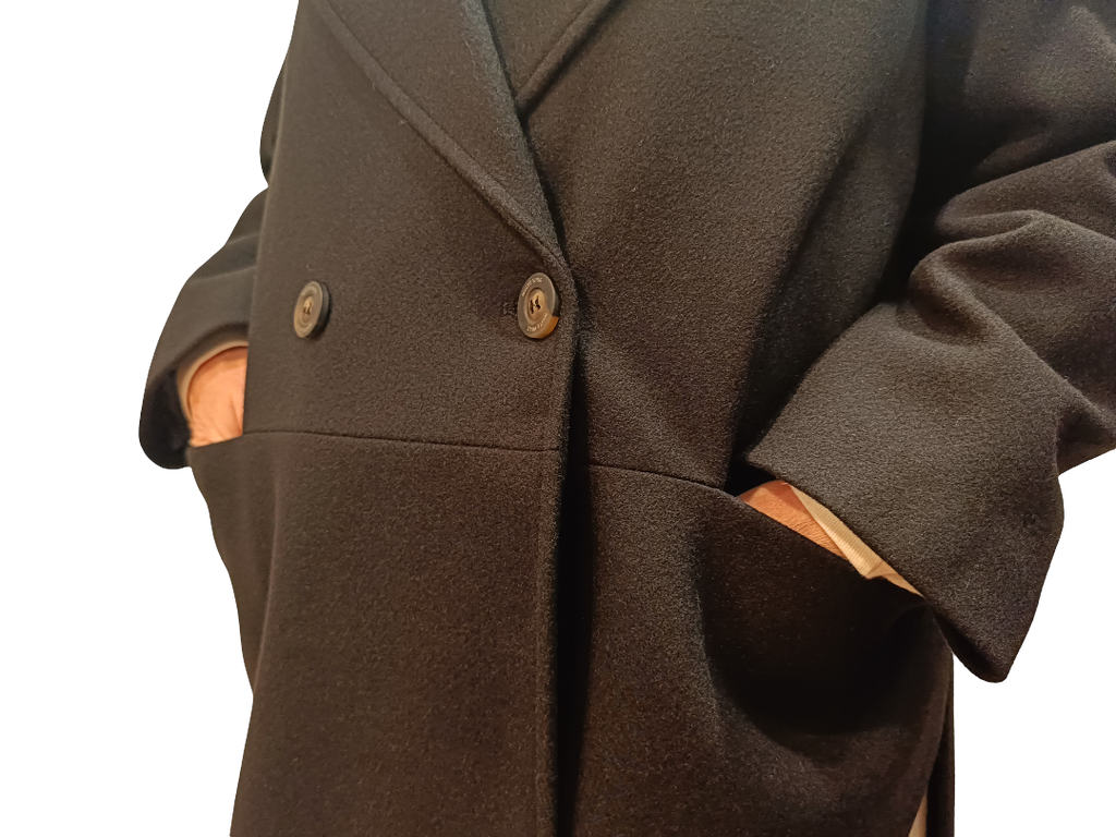 White Wise - Cappotto corto over in mistolana