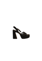 Emanuelle Vee - Sandalo in raffia con tacco