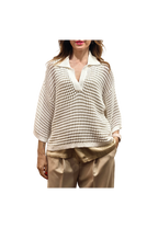 Jucca - Polo in maglia over a rete