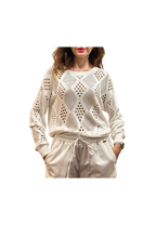 White Wise - Girocollo lavorazione traforo