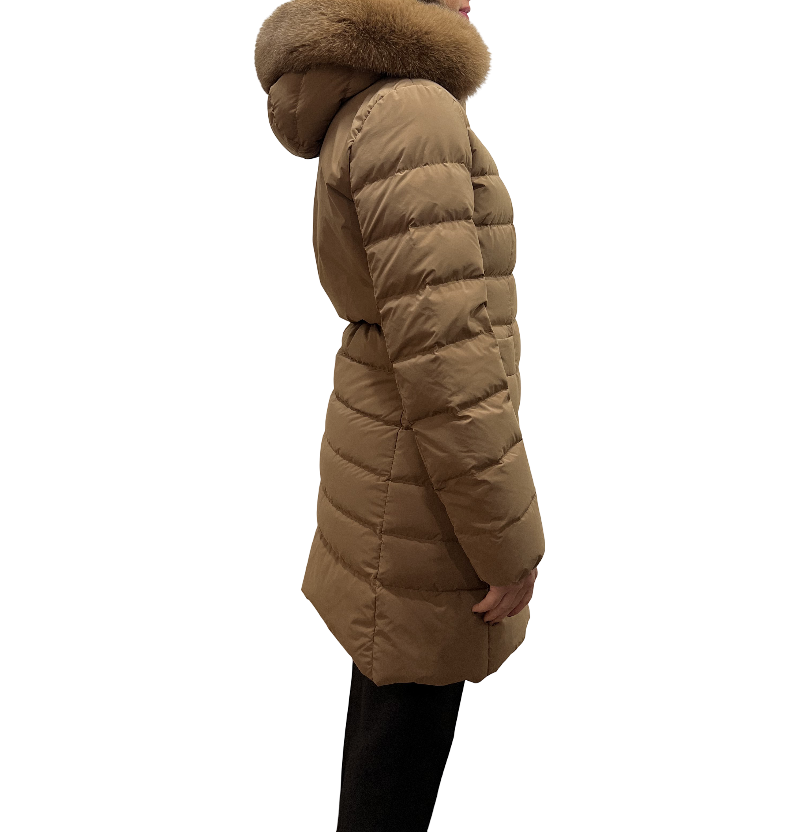 Peuterey - SERIOLA ML 06 FUR | Piumino lungo con collo alto e pelliccia