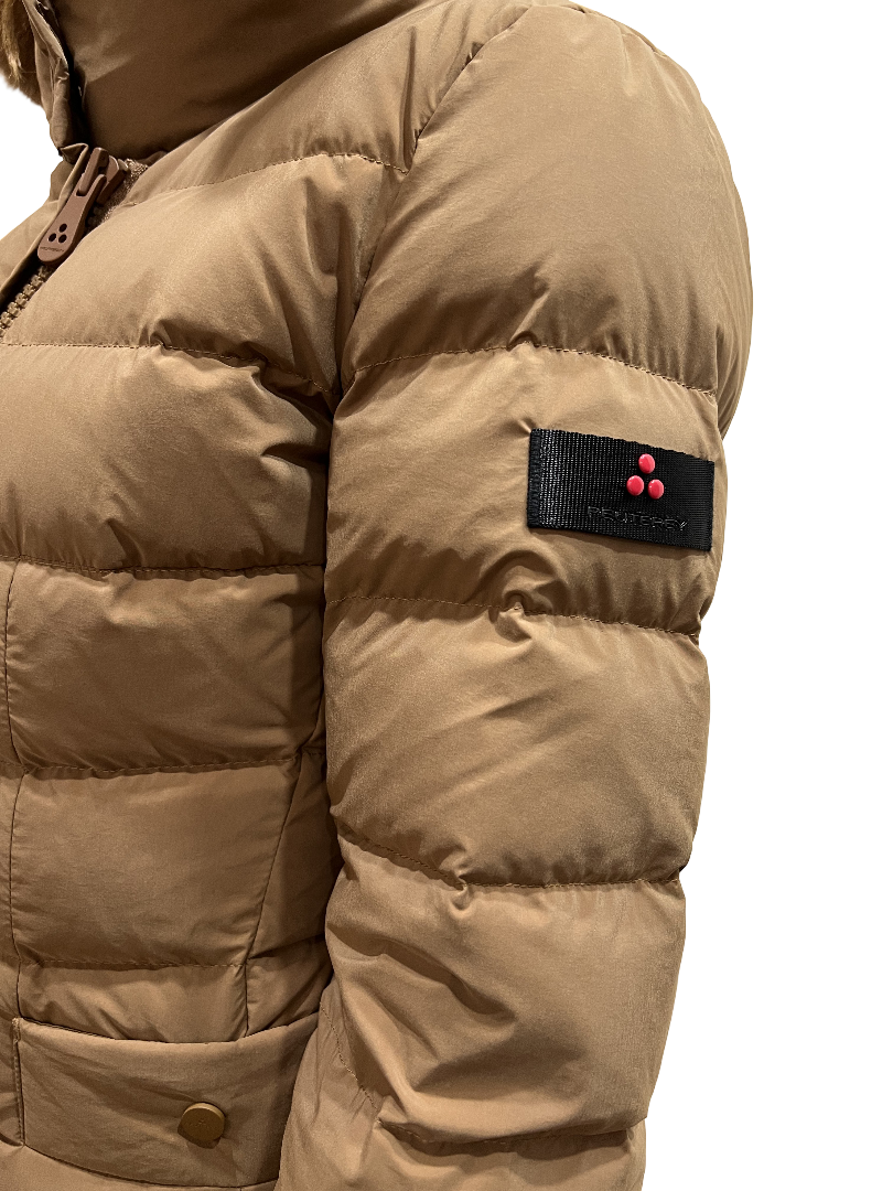 Peuterey - SERIOLA ML 06 FUR | Piumino lungo con collo alto e pelliccia