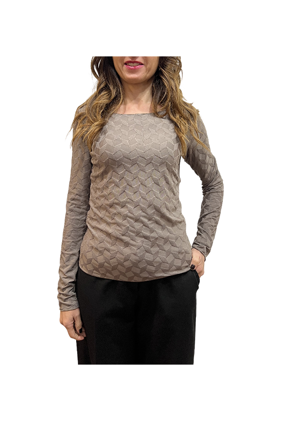 Emporio Armani - Maglia in jersey jacquard