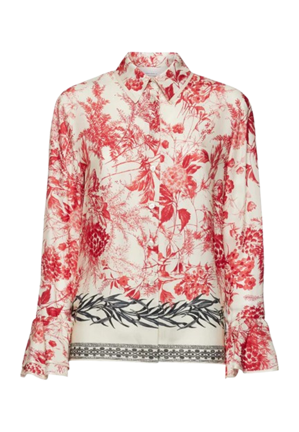Simona Corsellini - Camicia in stampa flower ink