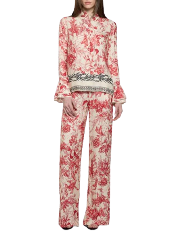 Simona Corsellini - Camicia in stampa flower ink